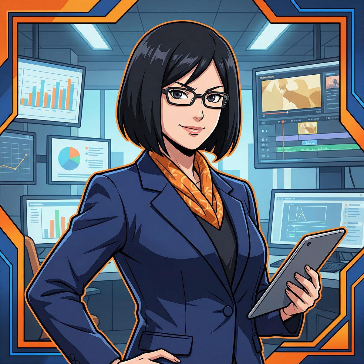 抖音风动漫制片人林雪萌